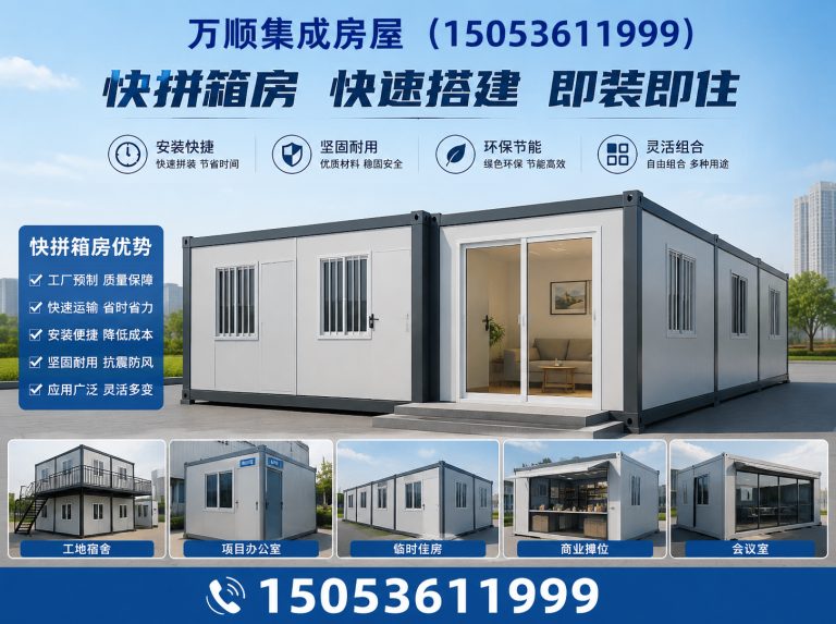 坊子区打包箱房展示图